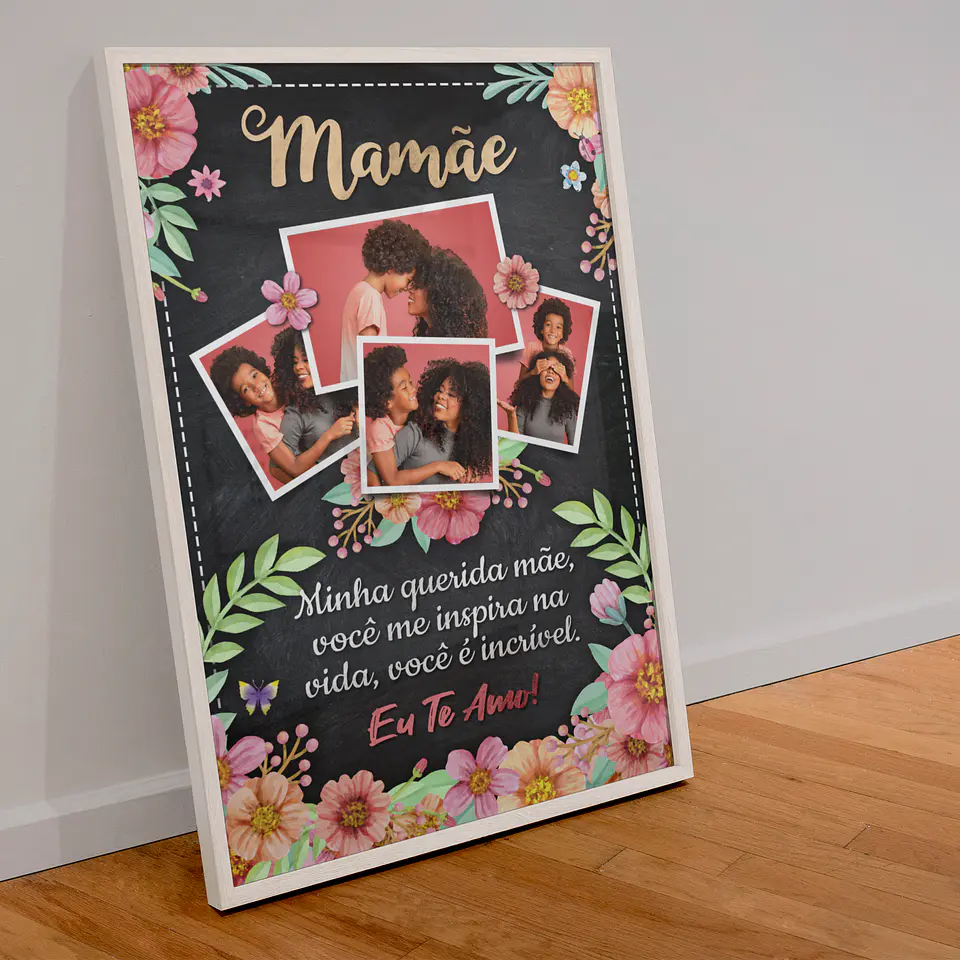 18 Artes para Quadro Dia das Mães Arquivo Editável  10