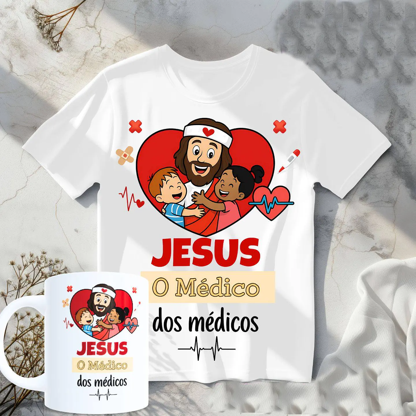 Artes Caneca Jesus Médico dos Médicos Arquivo em Jpg  1