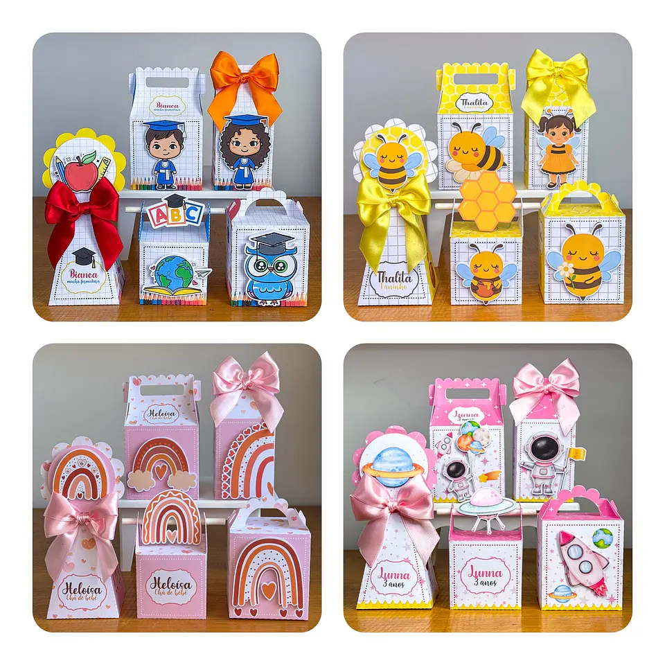 Arquivos de Corte Festa Mimos Lembrancinhas prontas em Studio 12