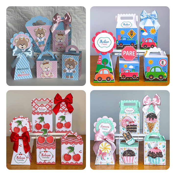 Arquivos de Corte Festa Mimos Lembrancinhas prontas em Studio 16