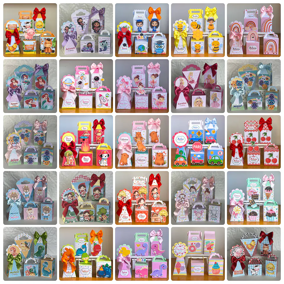 Arquivos de Corte Festa Mimos Lembrancinhas prontas em Studio 18