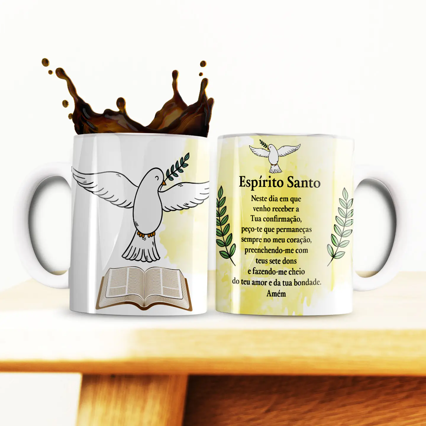 5 Artes para Caneca Crisma Arquivo Editável  4