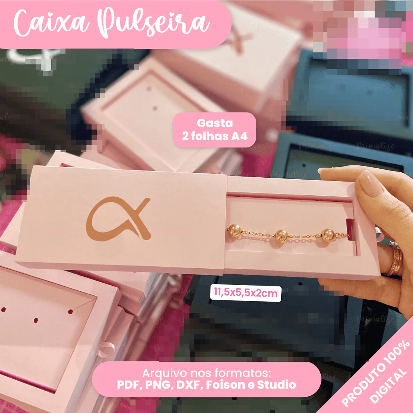 Arquivos Caixinhas Moldes para Joias e Sacolinhas Arquivo em Pdf 1