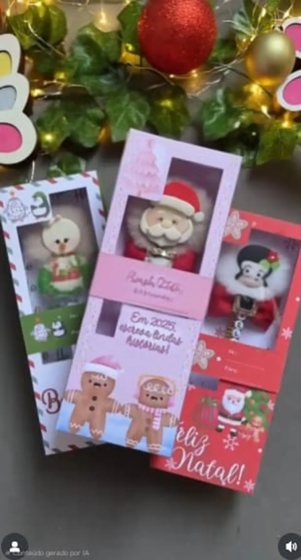 Arquivo Caixa Pompom Natal Arquivo em Pdf  3