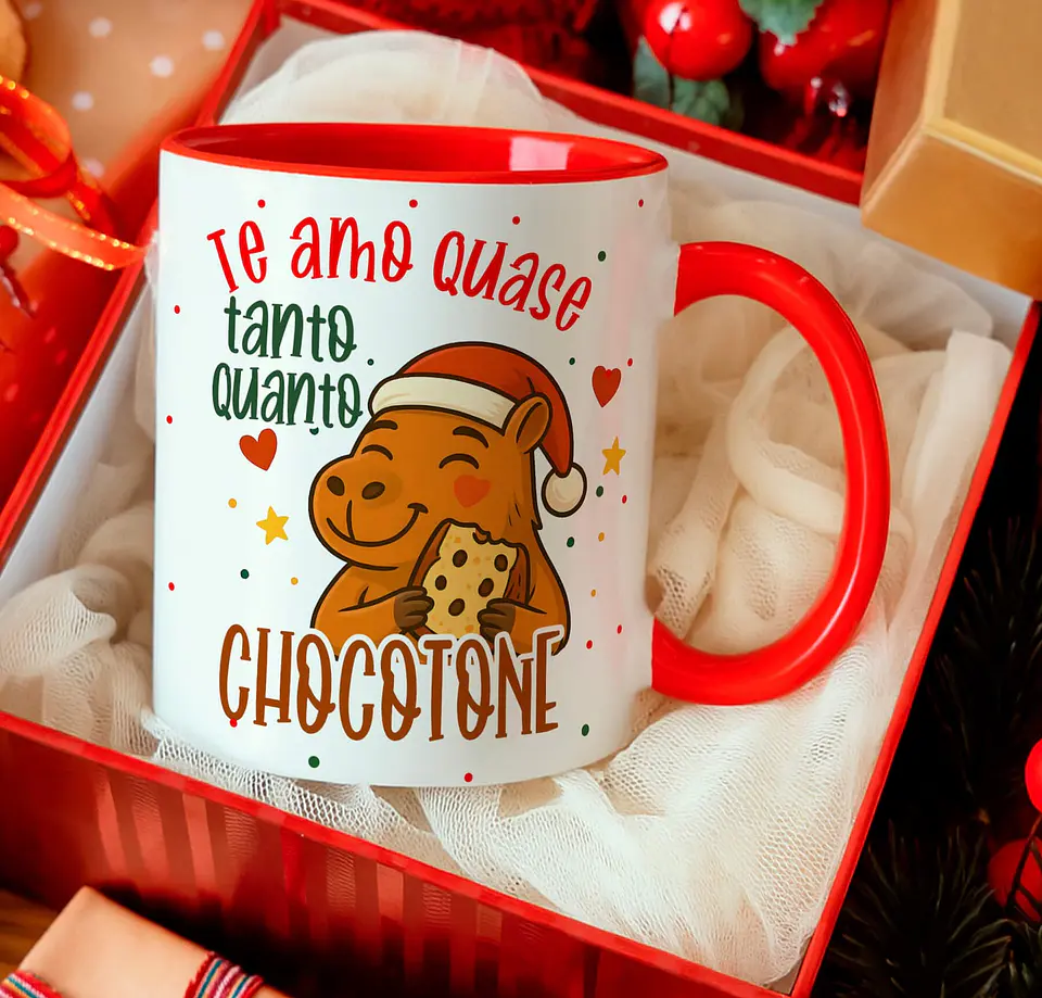 12 Artes para Caneca Capivara Natalina Arquivo Editável  8