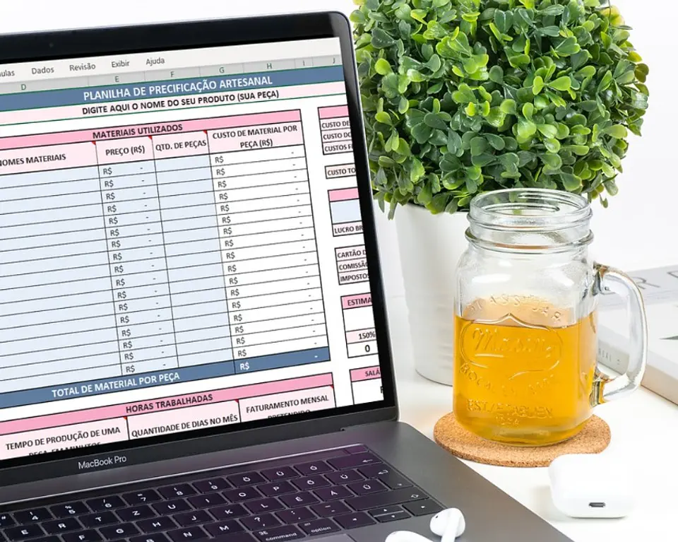 Arquivo Planilha para controle de Caixa Produto e Pedidos Editável em Excel 3