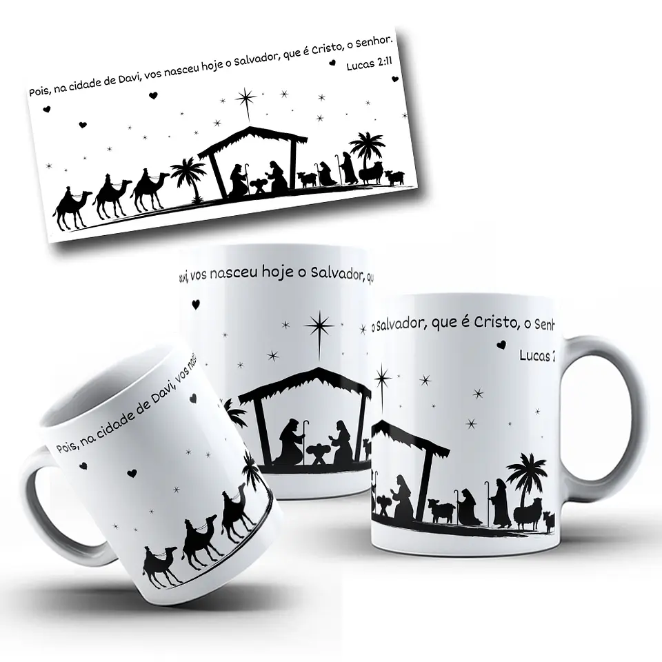 10 Artes para Caneca Natal Arquivo em Jpg  4