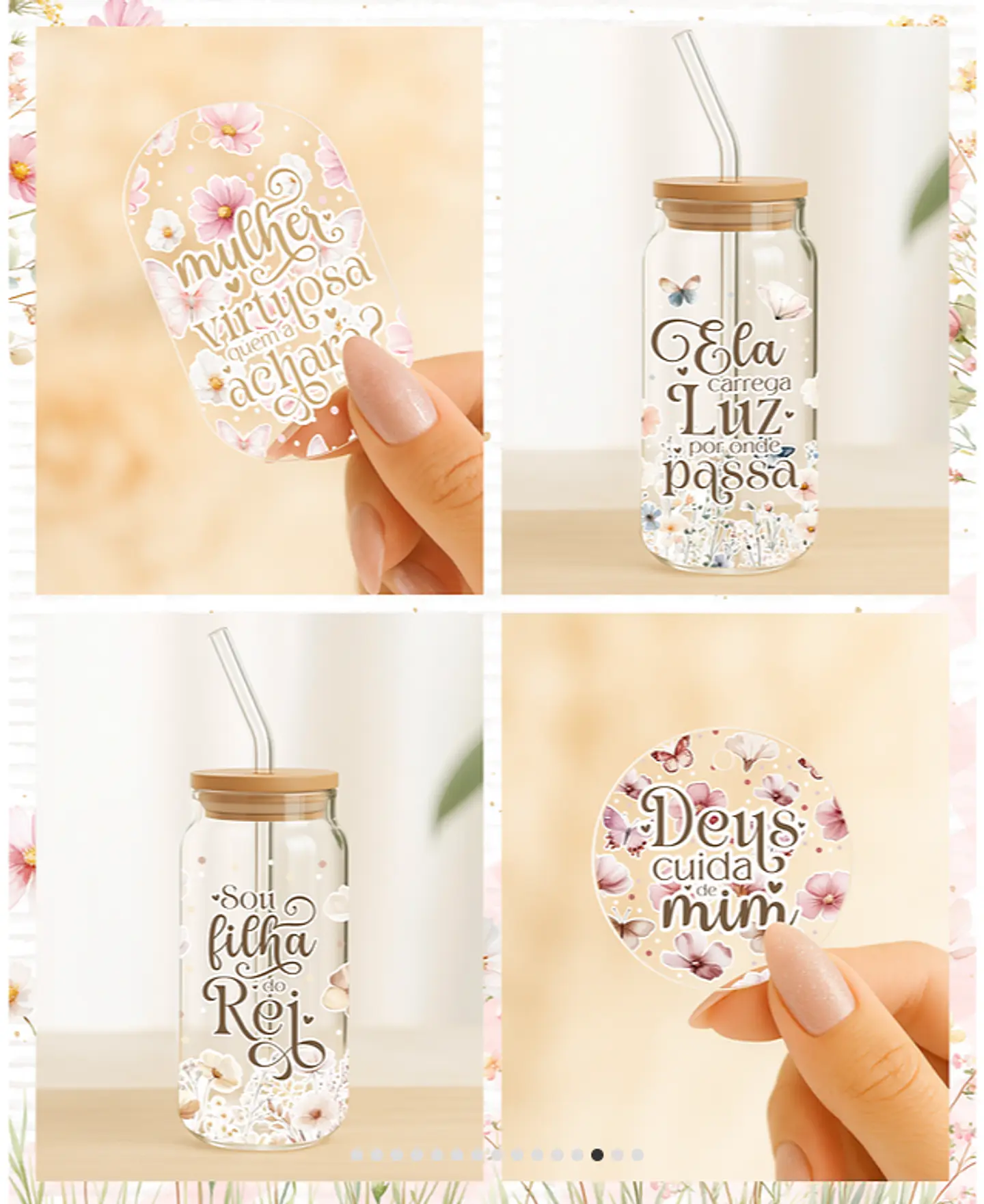 Arquivos para Encadenação e Mimos Chuva de Bençãos Arquivo em Pdf e Png 3