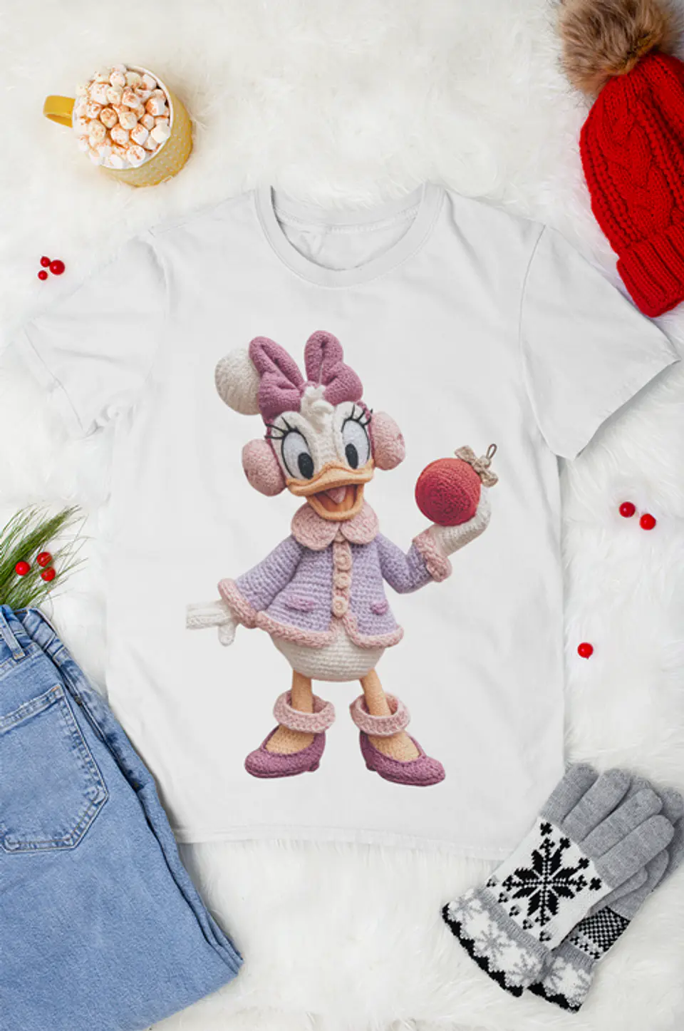 48 Artes para Camisa Natal com Efeito Bordado Arquivo em Png 10