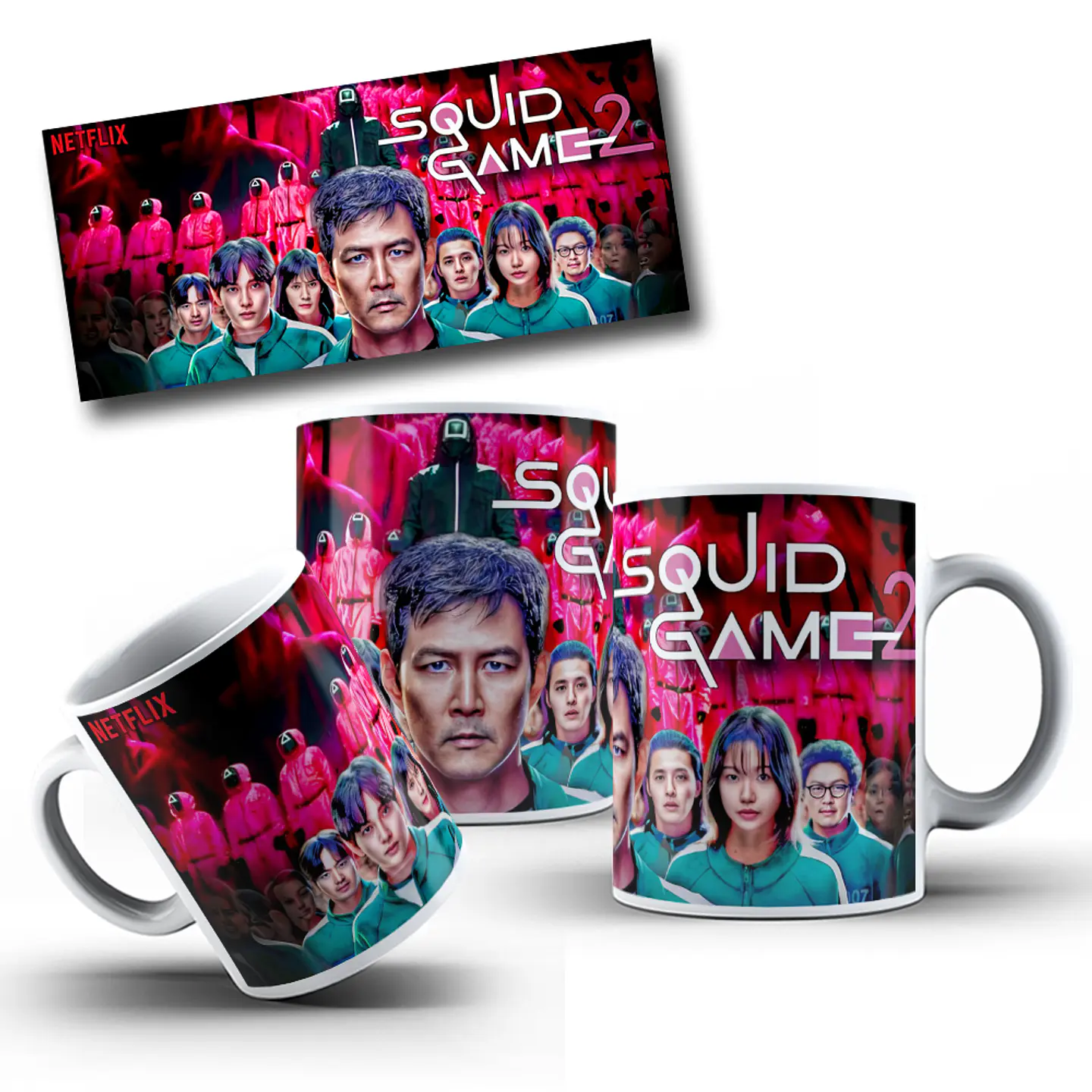 Artes Caneca Squid Game 2 Arquivo em Jpg  1