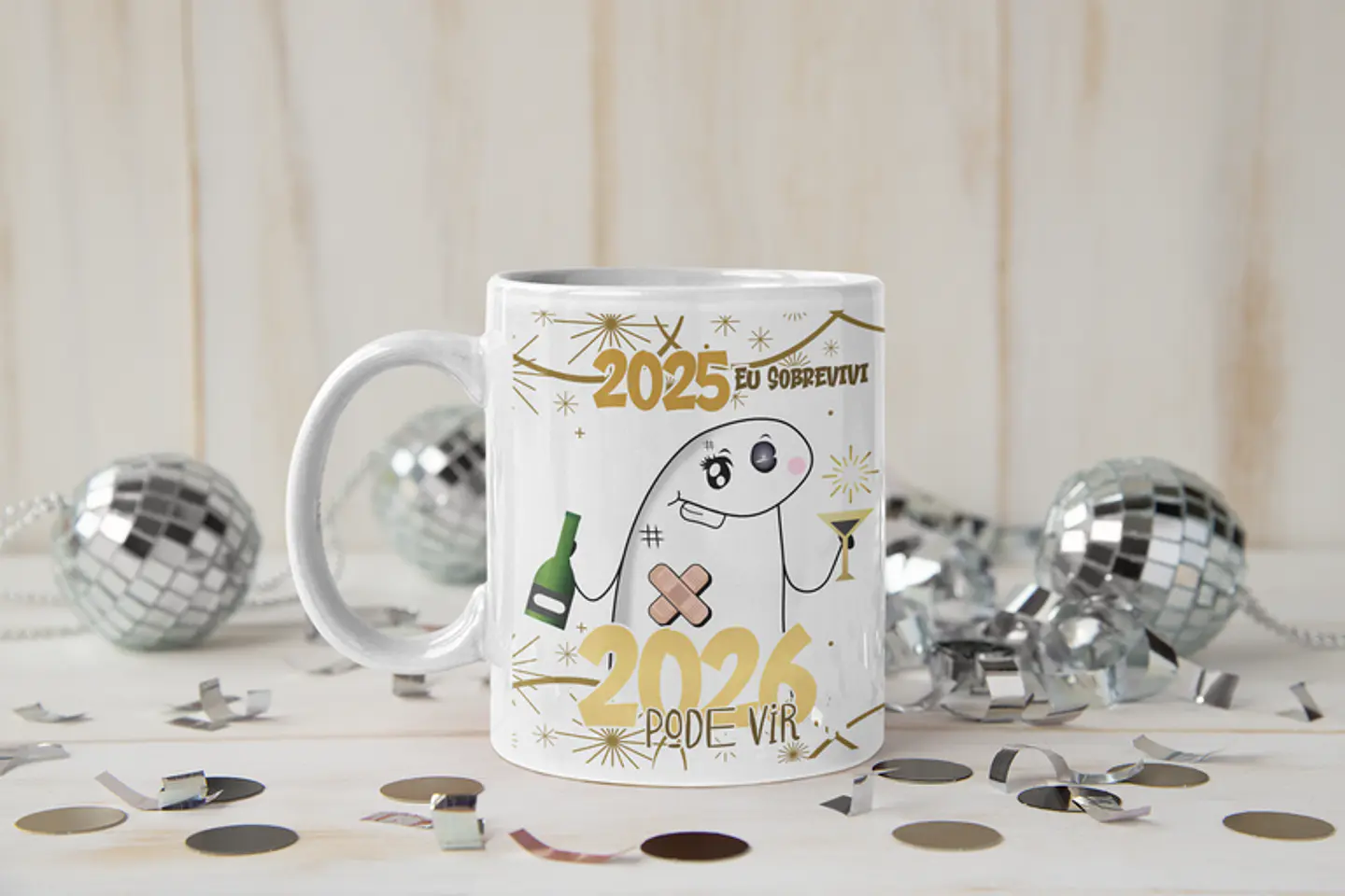 25 Artes Caneca Ano Novo Calendário 2026 Arquivo Editável  1