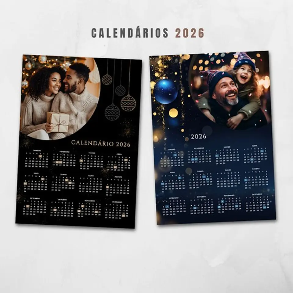 30 Artes para Calendarios Com Foto 2026 Arquivo em Png  10
