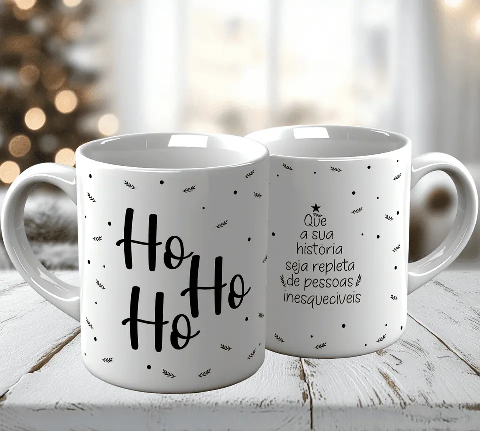 10 Artes para Caneca Natal Minimalista Arquivo em Jpg 3