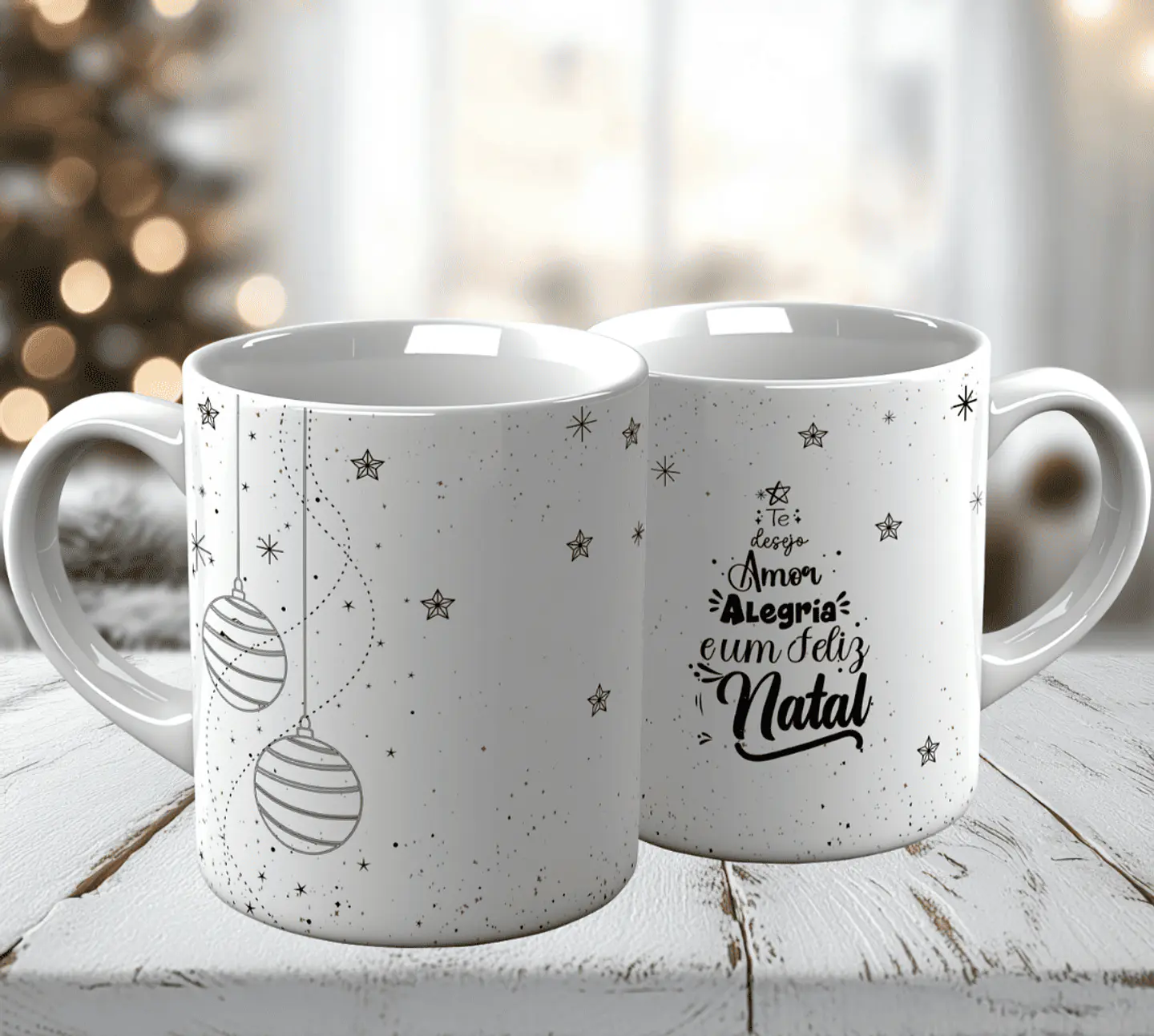 10 Artes para Caneca Natal Minimalista Arquivo em Jpg 4