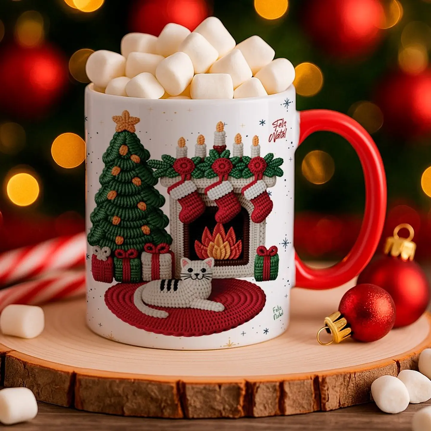 20 Artes para Caneca Natal 3d Linhas Natal Arquivo em Jpg  2