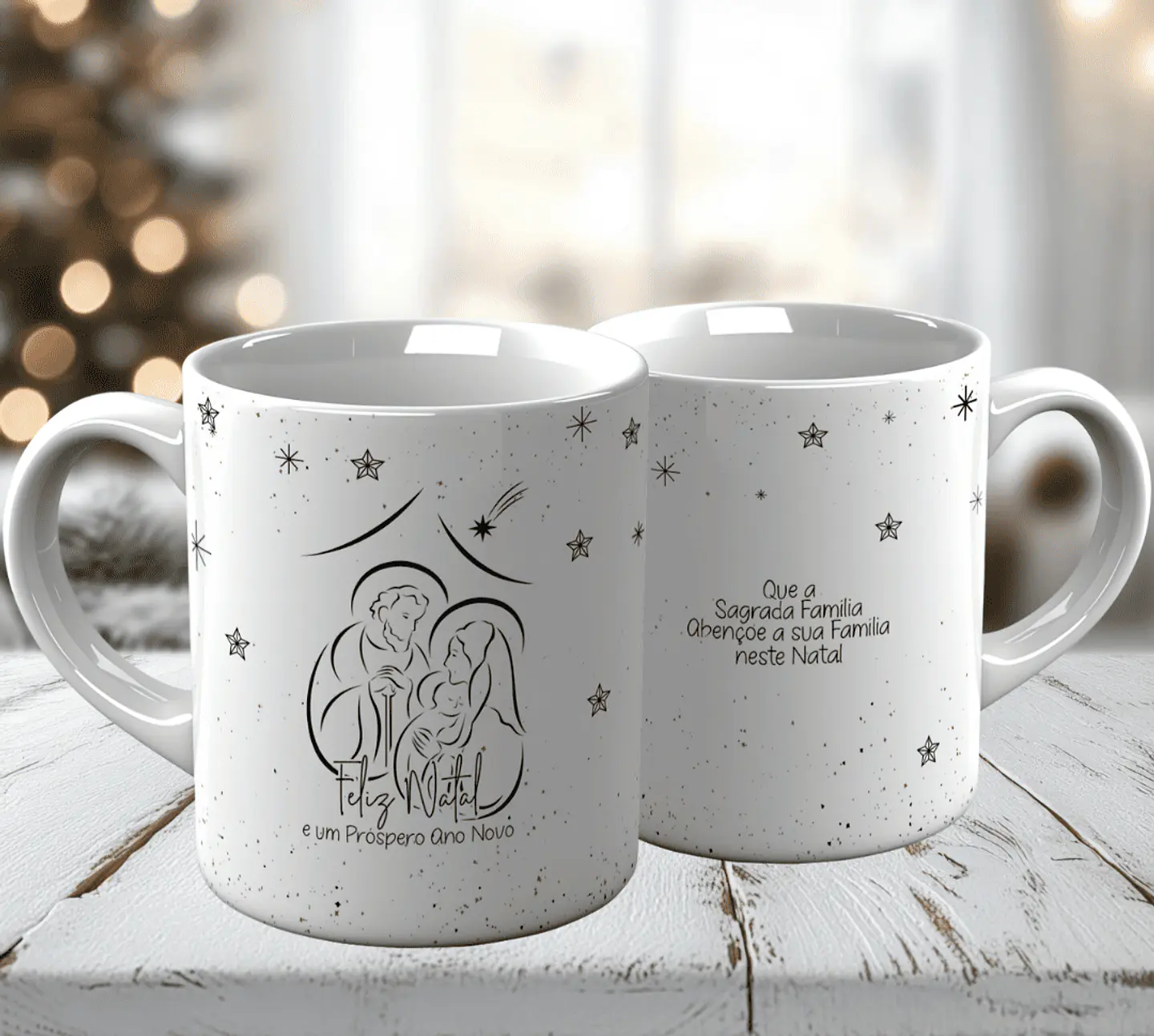 10 Artes para Caneca Natal Minimalista Arquivo em Jpg 6