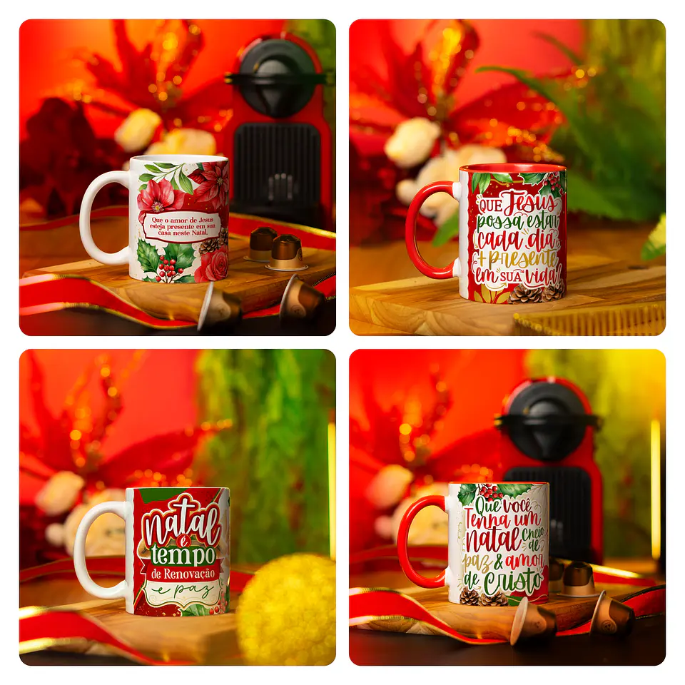 21 Artes para Caneca e Azulejo Natal de Jesus Arquivo em Png   3