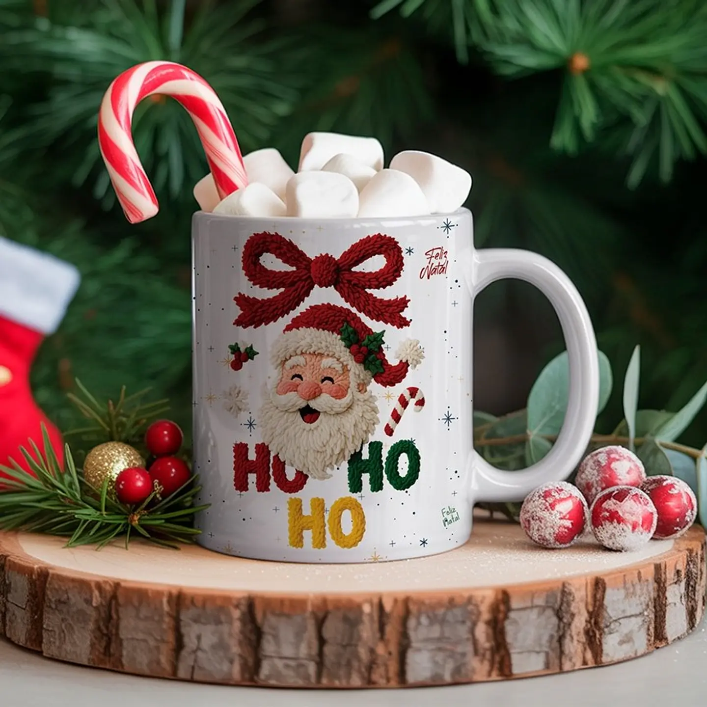 20 Artes para Caneca Natal 3d Linhas Natal Arquivo em Jpg  4