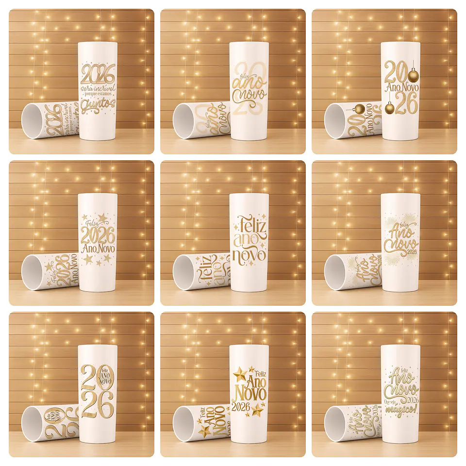 168 Artes para Camisa, Caneca, Body, Copo e Capa agenda Ano novo 2026 Arquivo Editável e Jpg 3