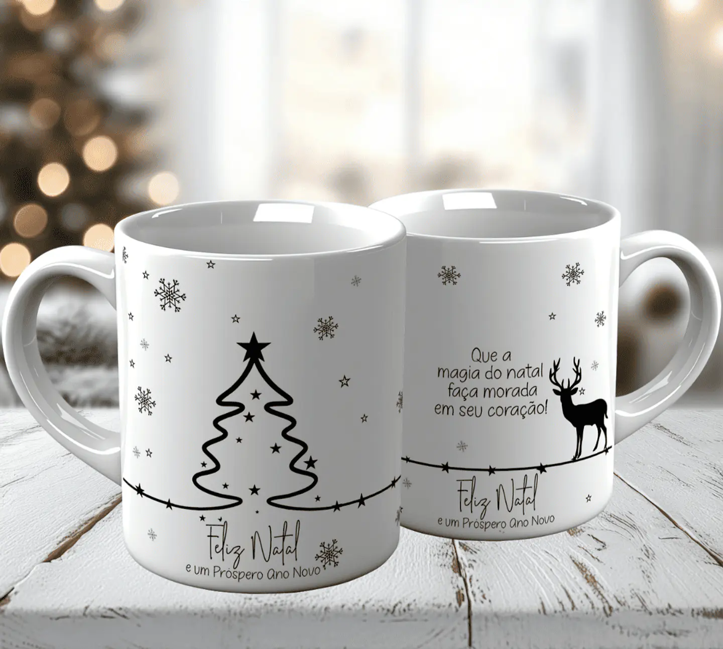 10 Artes para Caneca Natal Minimalista Arquivo em Jpg 9