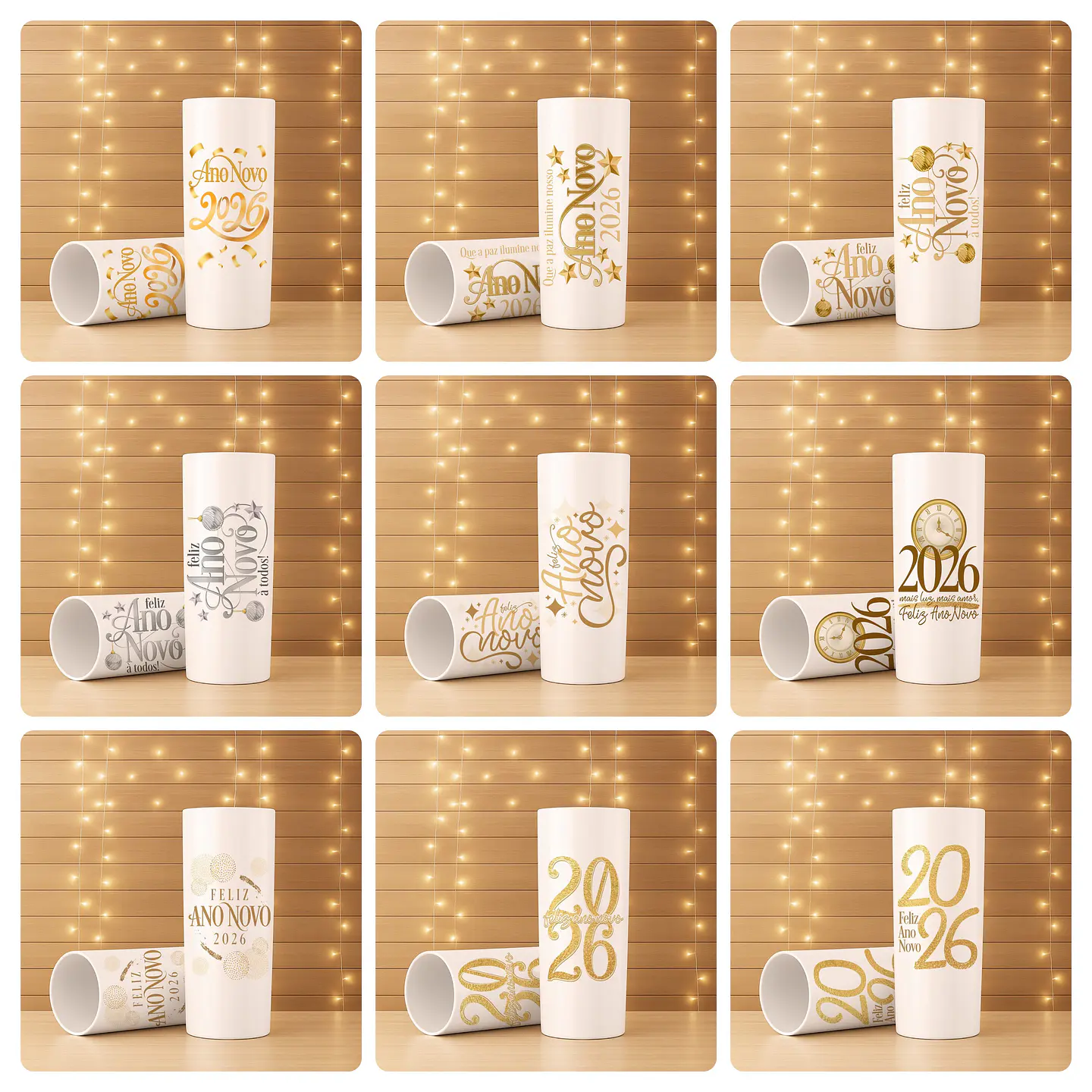 168 Artes para Camisa, Caneca, Body, Copo e Capa agenda Ano novo 2026 Arquivo Editável e Jpg 5