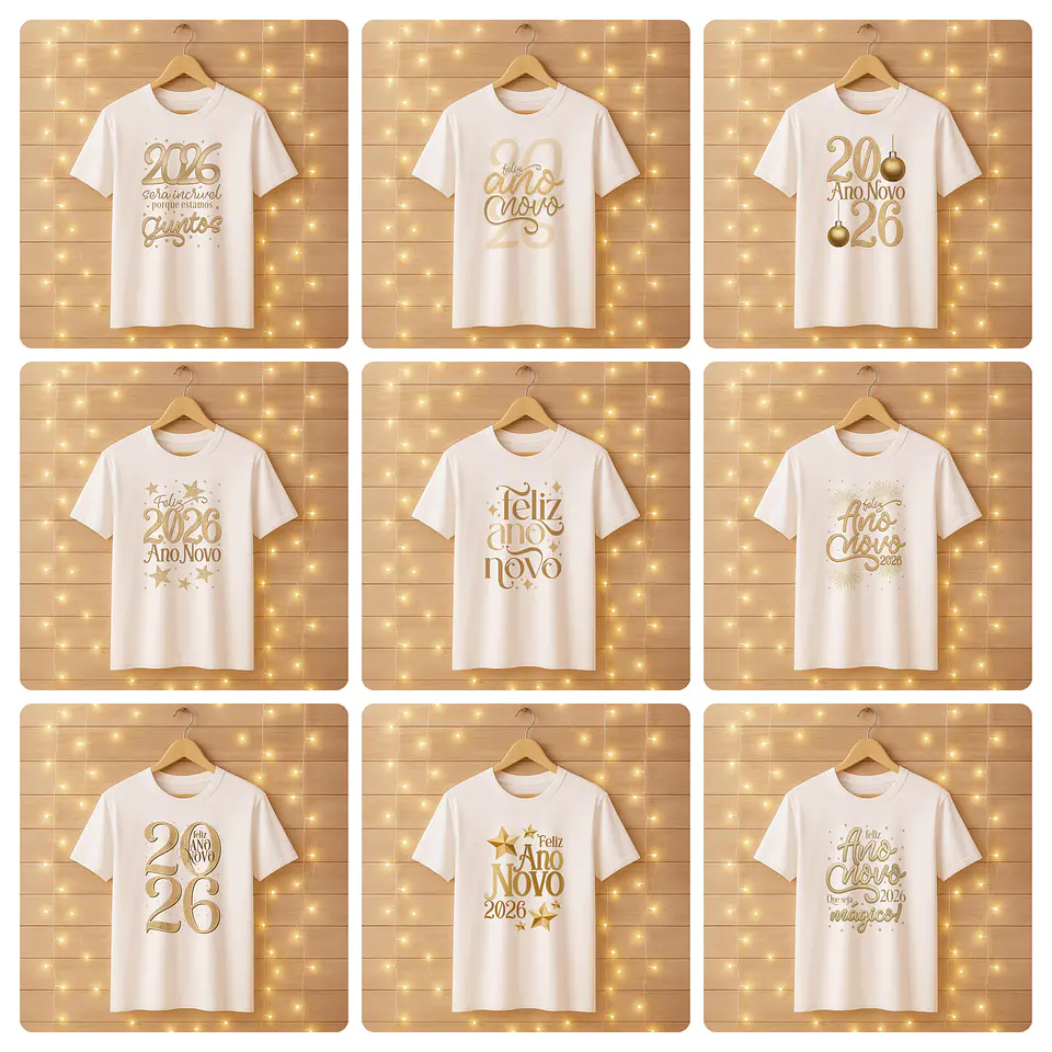 168 Artes para Camisa, Caneca, Body, Copo e Capa agenda Ano novo 2026 Arquivo Editável e Jpg 6