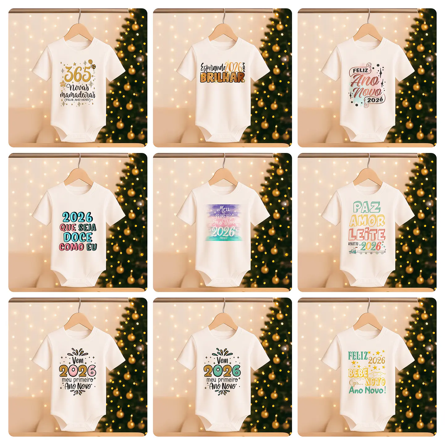 168 Artes para Camisa, Caneca, Body, Copo e Capa agenda Ano novo 2026 Arquivo Editável e Jpg 7