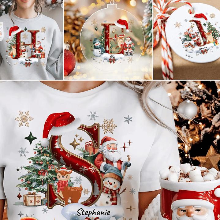 Kit Digital  Grinch + Alfabeto Natal em Png  7