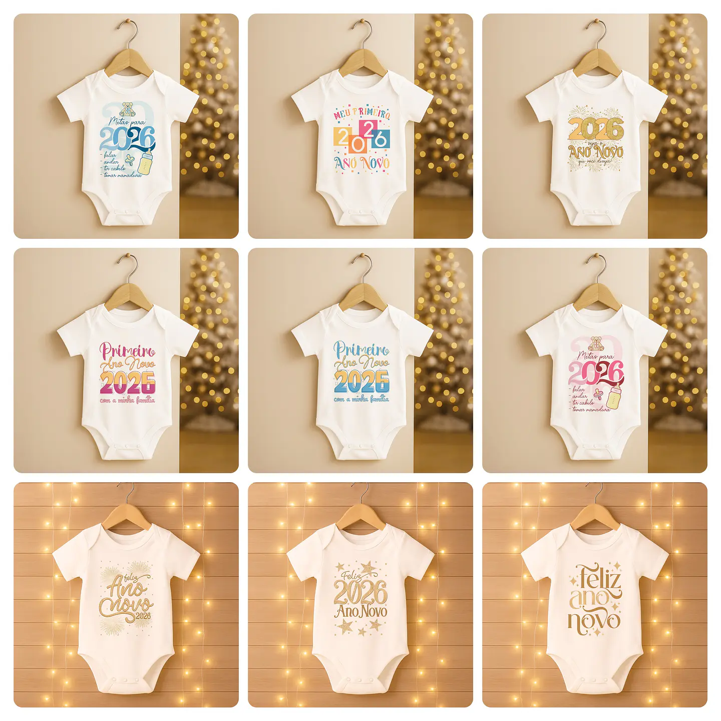 168 Artes para Camisa, Caneca, Body, Copo e Capa agenda Ano novo 2026 Arquivo Editável e Jpg 9