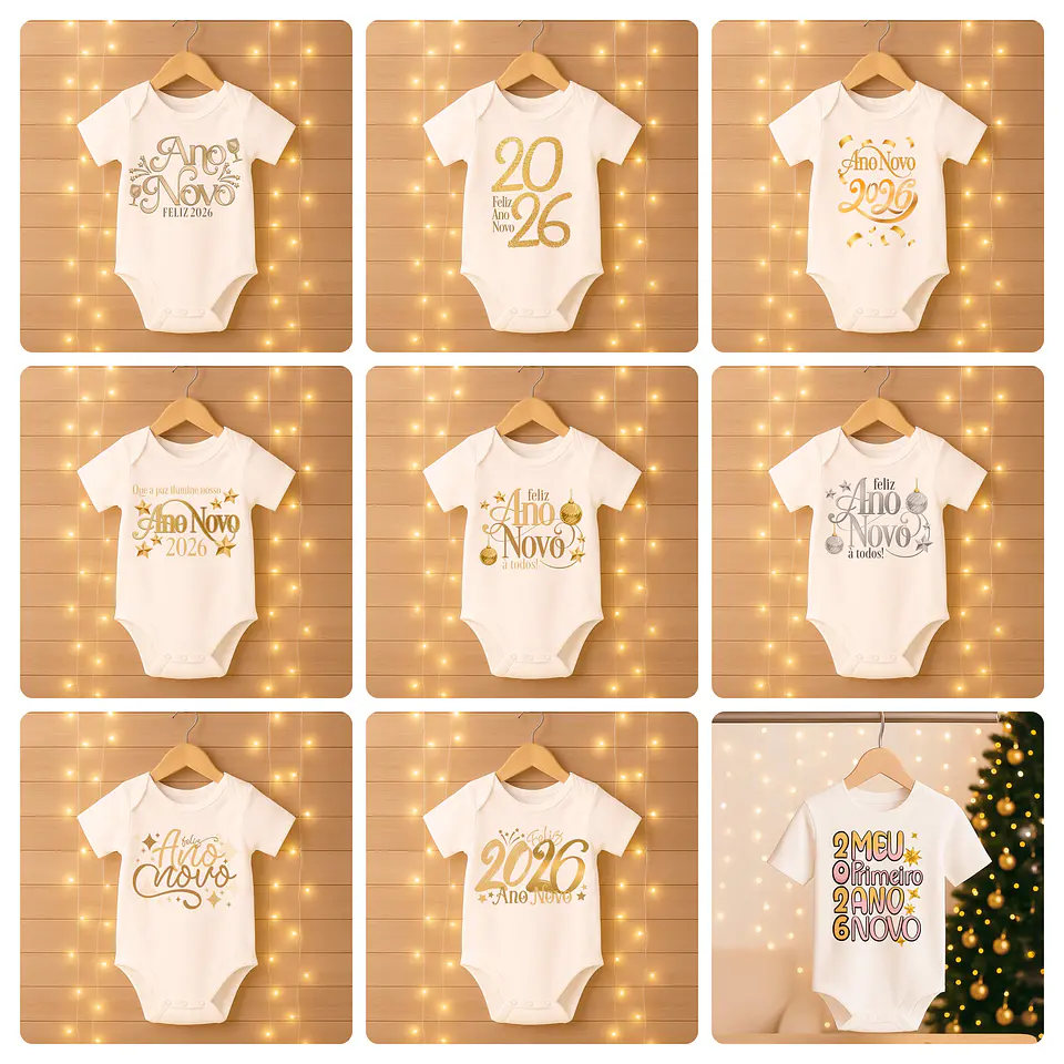 168 Artes para Camisa, Caneca, Body, Copo e Capa agenda Ano novo 2026 Arquivo Editável e Jpg 10