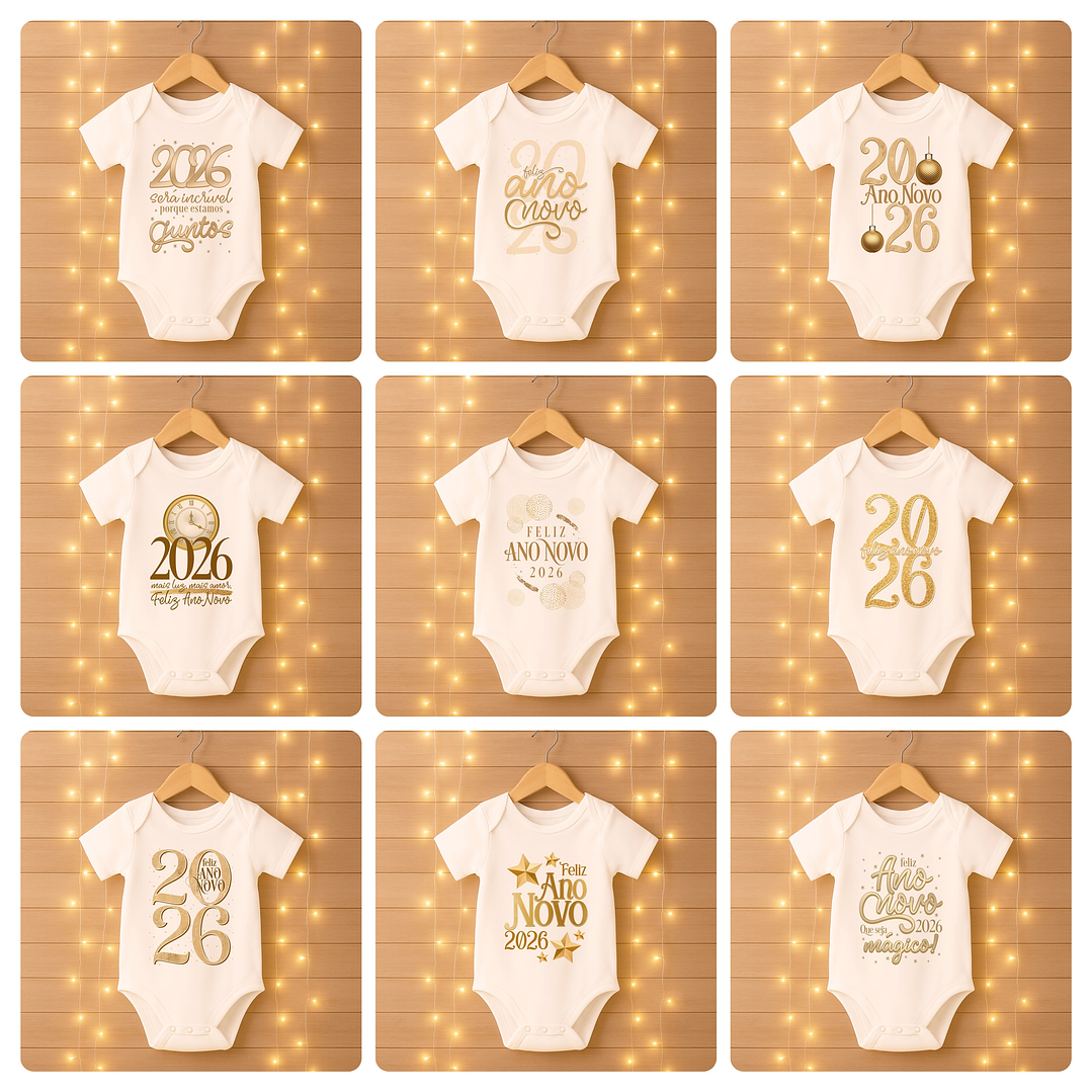 168 Artes para Camisa, Caneca, Body, Copo e Capa agenda Ano novo 2026 Arquivo Editável e Jpg 11
