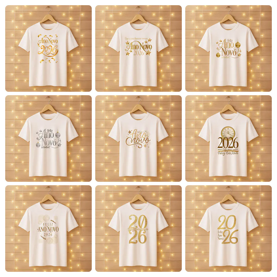 168 Artes para Camisa, Caneca, Body, Copo e Capa agenda Ano novo 2026 Arquivo Editável e Jpg 15