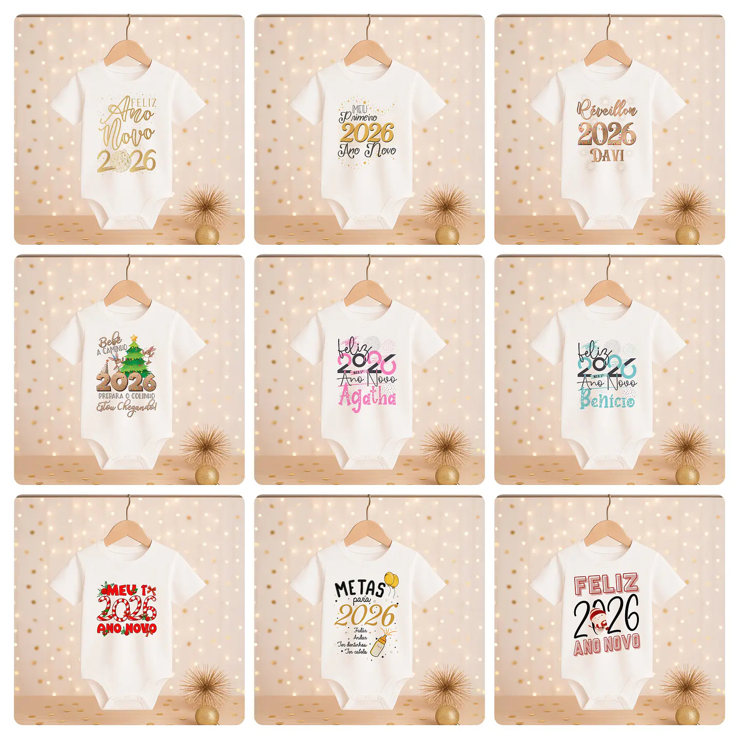 168 Artes para Camisa, Caneca, Body, Copo e Capa agenda Ano novo 2026 Arquivo Editável e Jpg 16