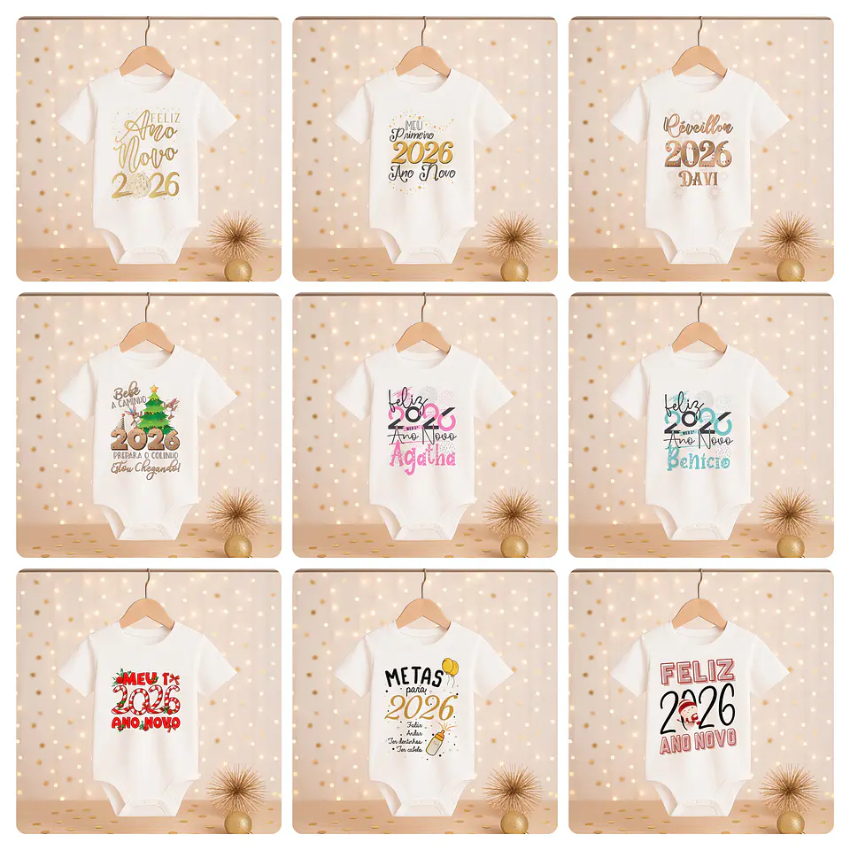 168 Artes para Camisa, Caneca, Body, Copo e Capa agenda Ano novo 2026 Arquivo Editável e Jpg 16