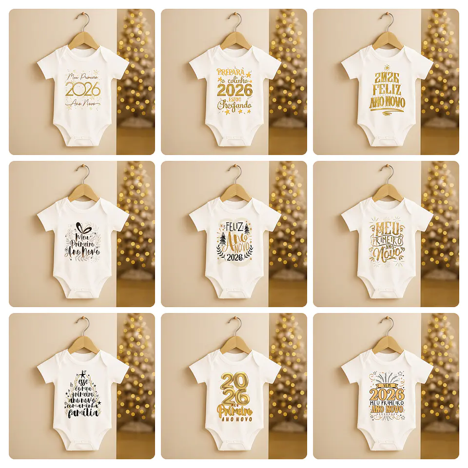 168 Artes para Camisa, Caneca, Body, Copo e Capa agenda Ano novo 2026 Arquivo Editável e Jpg 18