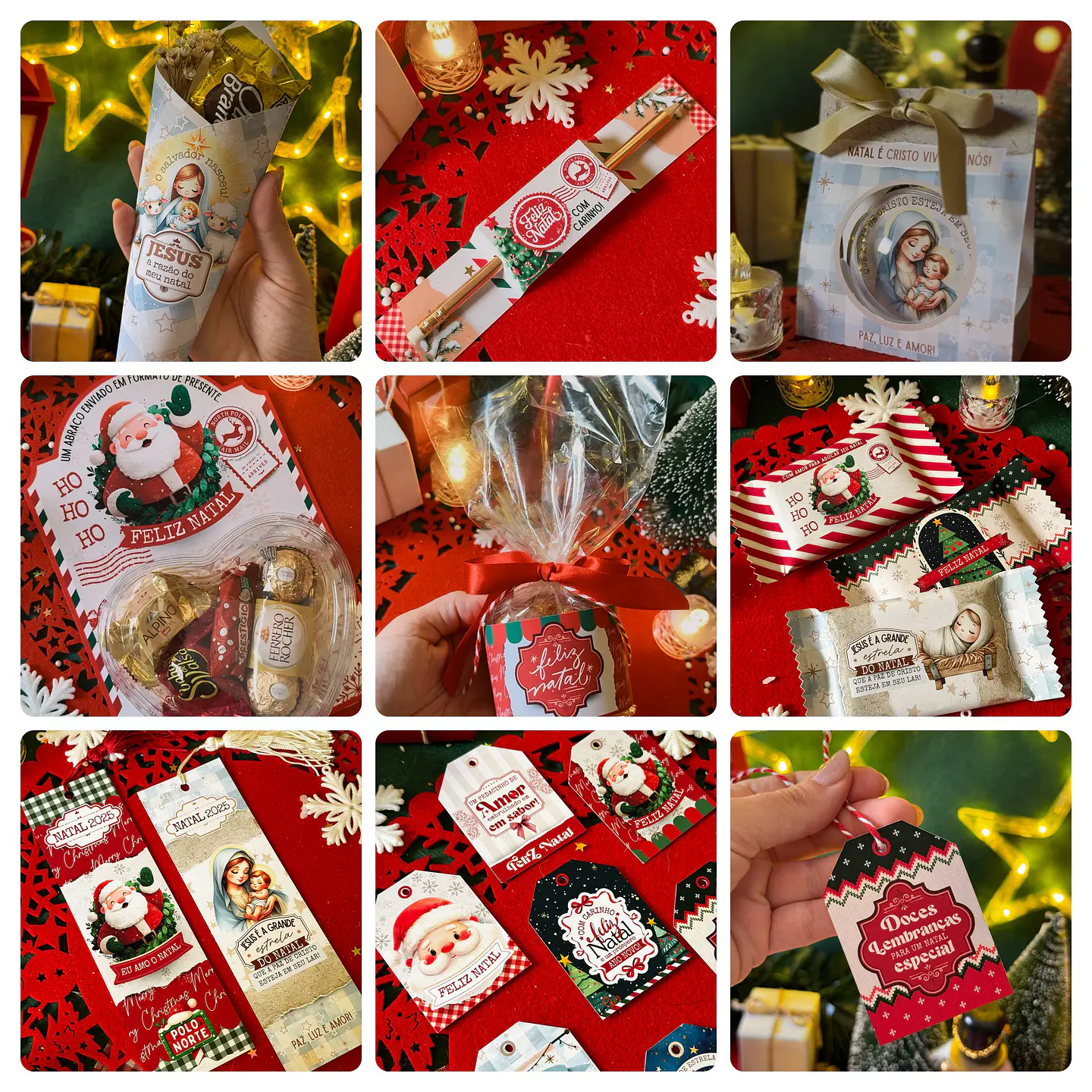 Arquivos Mimos Natal Completo Papai Noel Arquivo em Png 3