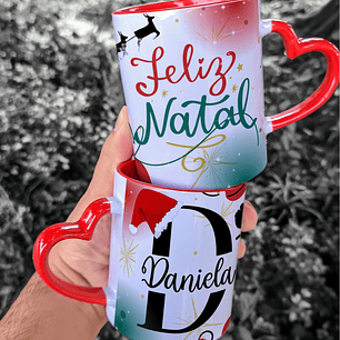 59 Artes para Caneca Camisa e Azulejo Alfabeto Natalino Natal Arquivo Editável 