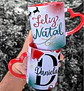 59 Artes para Caneca Camisa e Azulejo Alfabeto Natalino Natal Arquivo Editável  - Thumbnail 1