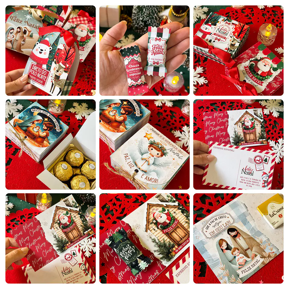 Arquivos Mimos Natal Completo Papai Noel Arquivo em Png 4