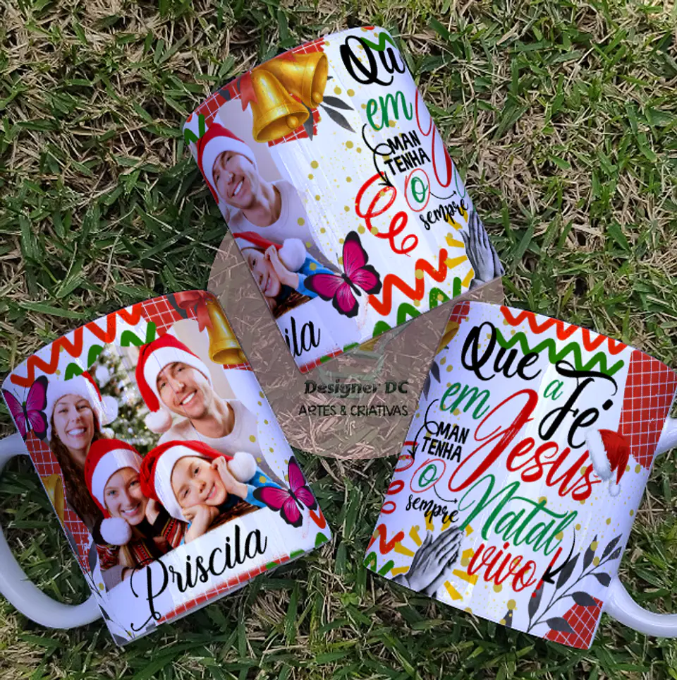 22 Artes para Caneca Natal 2.5 Fé Arquivo em Png 3