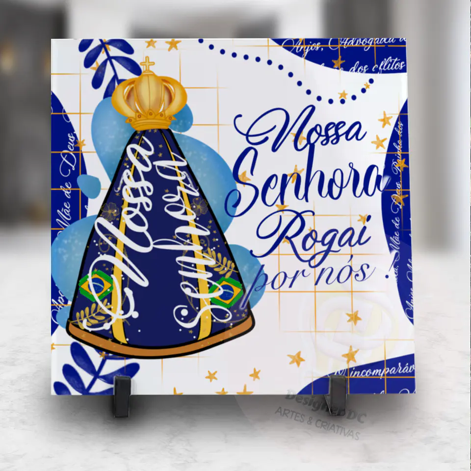 3 Artes para Caneca e Azulejo Nossa Senhora Aparecida Arquivo em Jpg 2