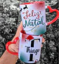59 Artes para Caneca Camisa e Azulejo Alfabeto Natalino Natal Arquivo Editável  - Thumbnail 2