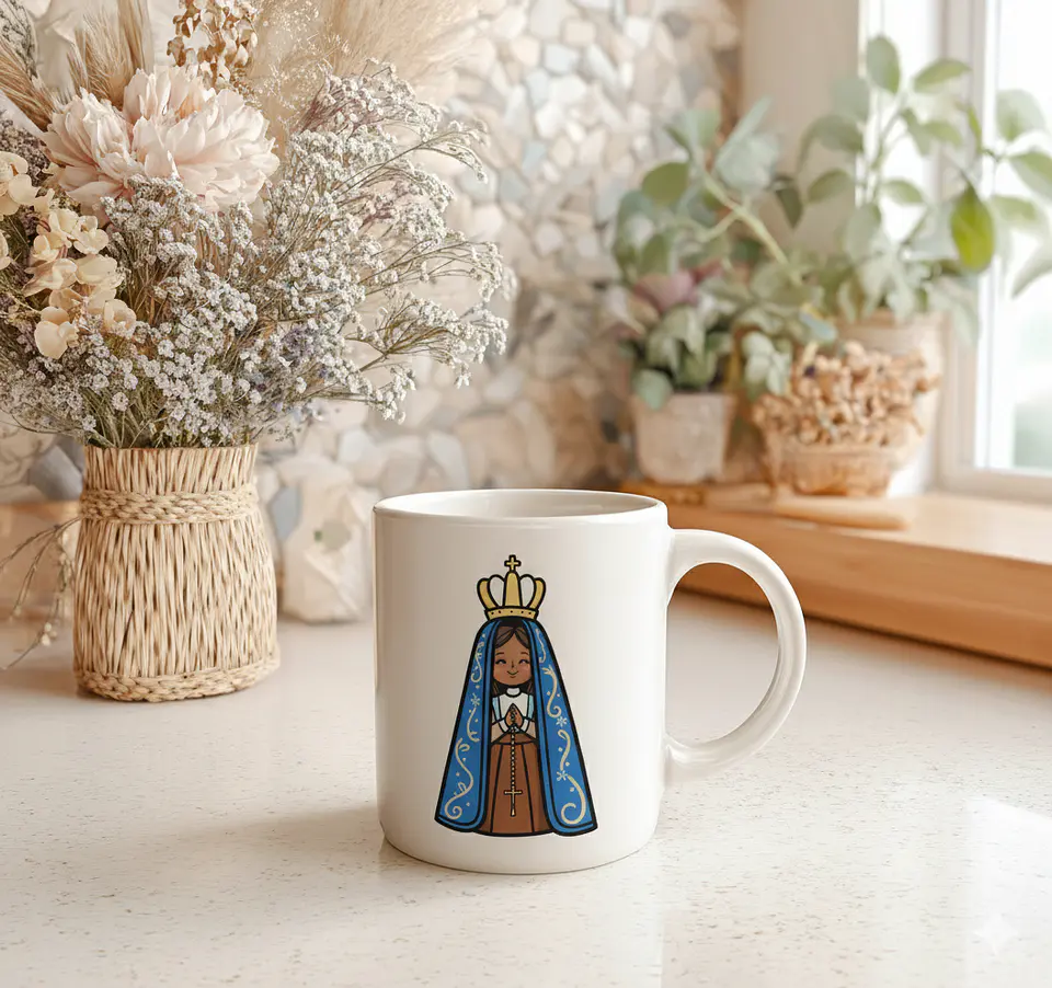 Mini Pack Digital Nossa Senhora Aparecida Mimos Arquivos em Png  5