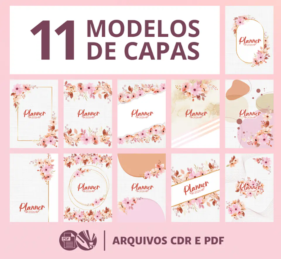 Arquivo Agenda Planner 2026 Editável  2