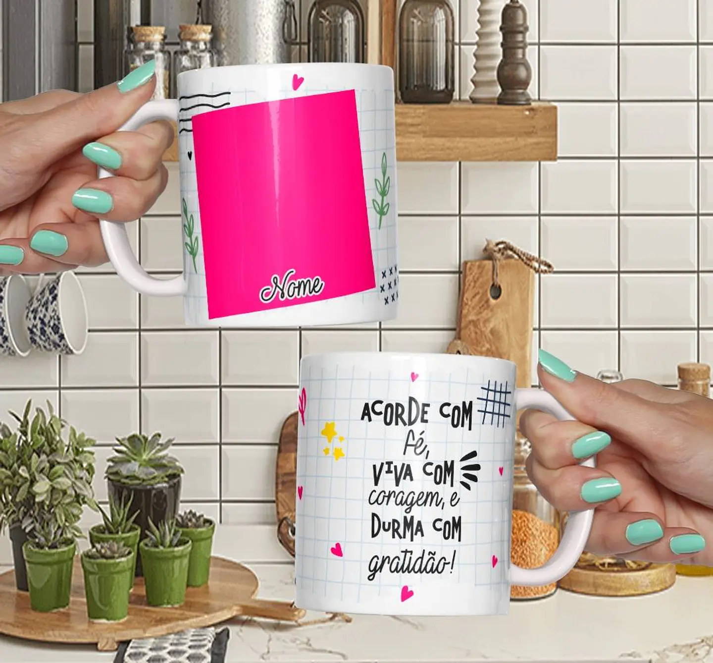 6 Artes para Caneca Frases Motivacional Arquivo Editável  2