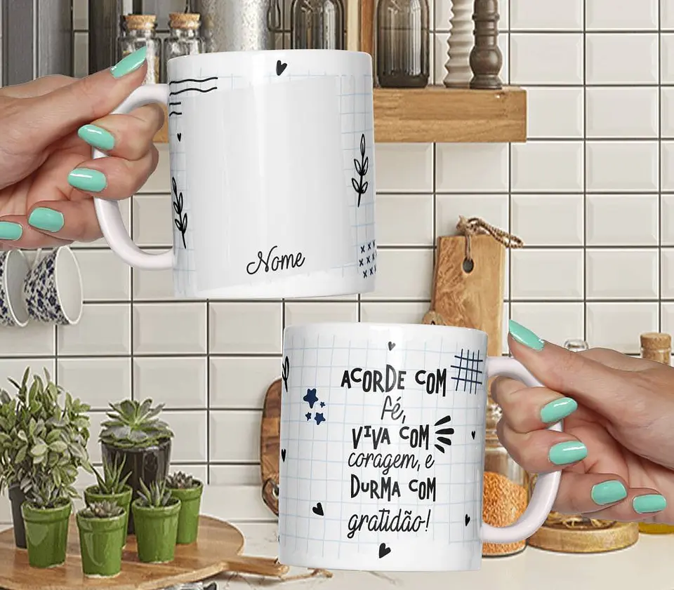 6 Artes para Caneca Frases Motivacional Arquivo Editável  3