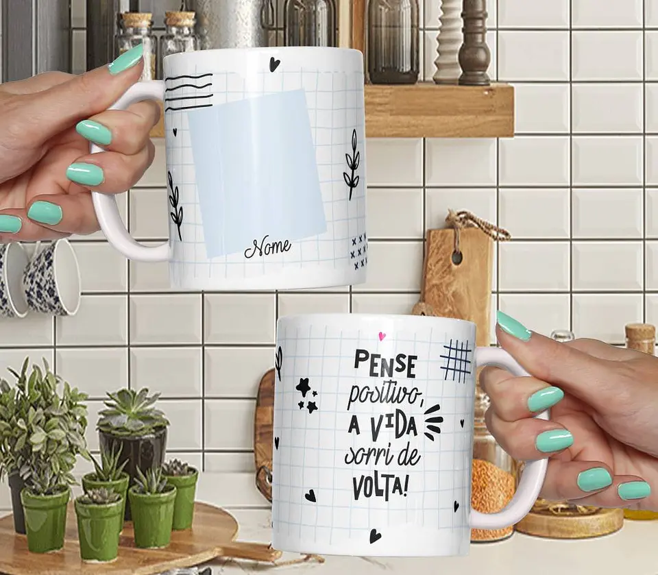 6 Artes para Caneca Frases Motivacional Arquivo Editável  4