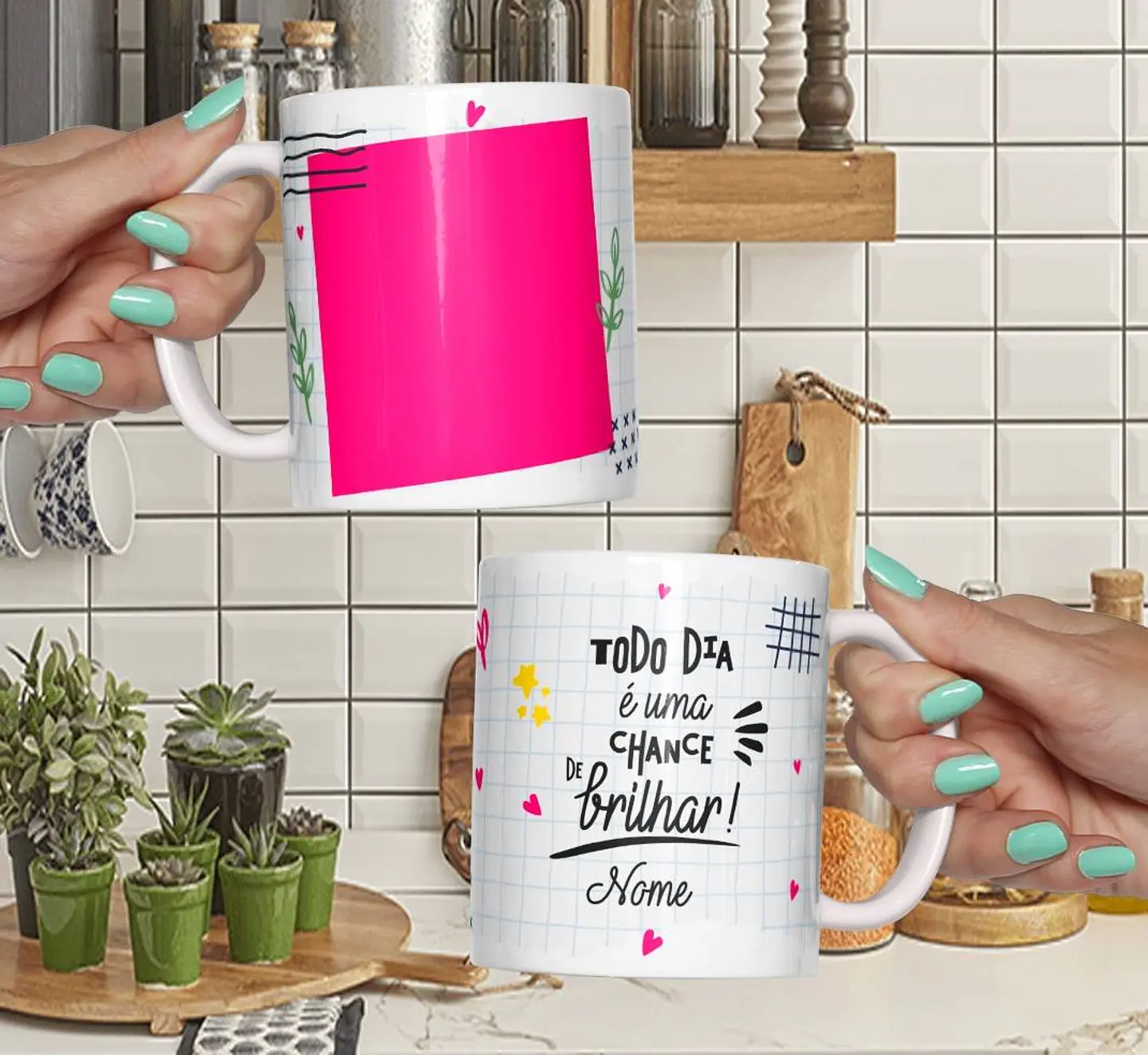 6 Artes para Caneca Frases Motivacional Arquivo Editável  6