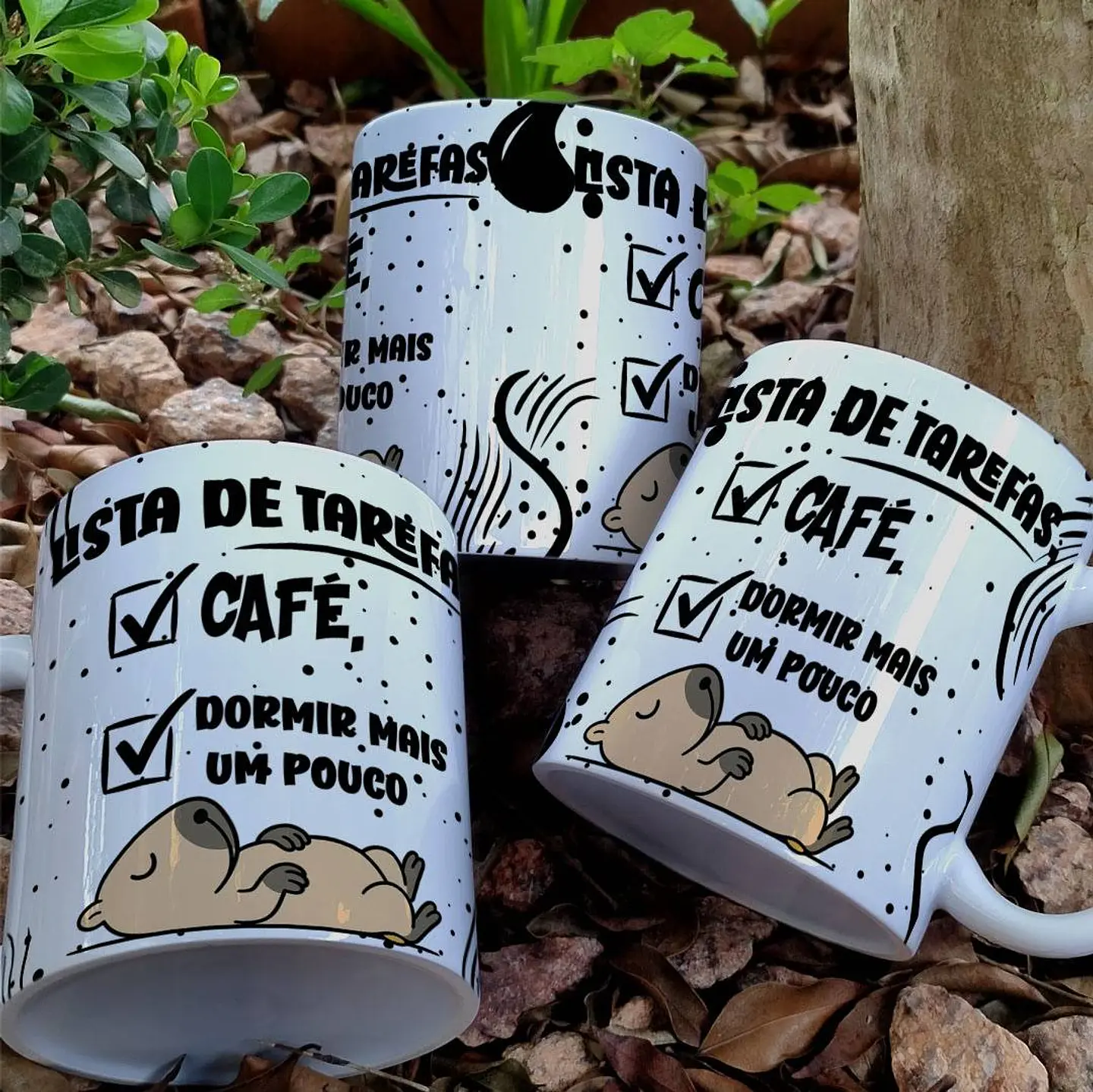 7 Artes para Caneca Frases Cute Animais Arquivo Editável  3