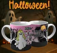 6 Artes para Caneca Princesa Halloween Arquivo em Png  - Thumbnail 3